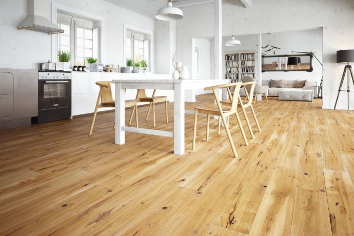 Czy drewniana podłoga nadaje się do kuchni?
