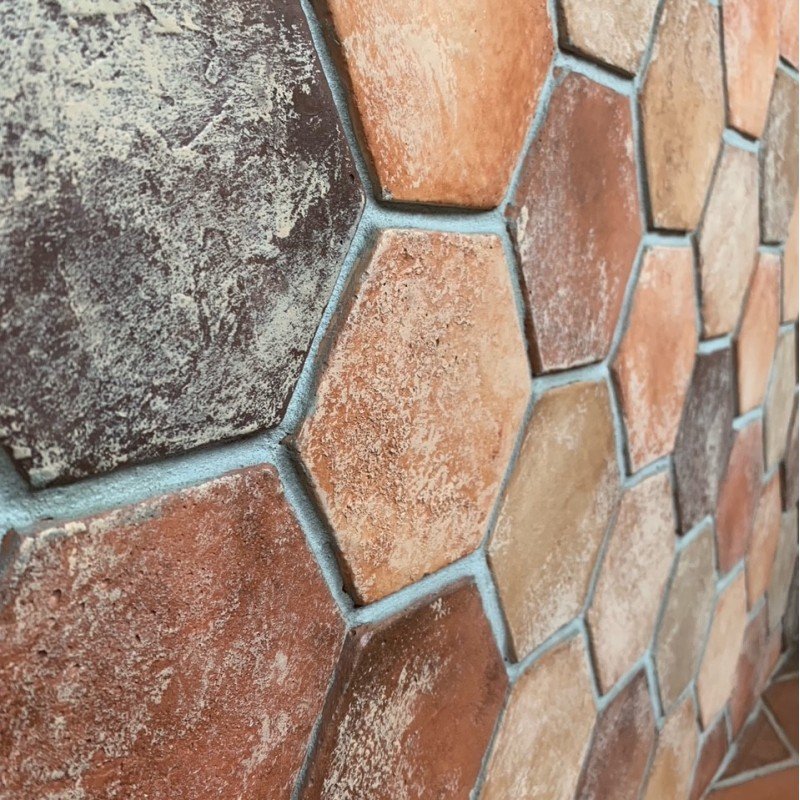 Mozaika z cegły - co modnego na ściany w kuchni