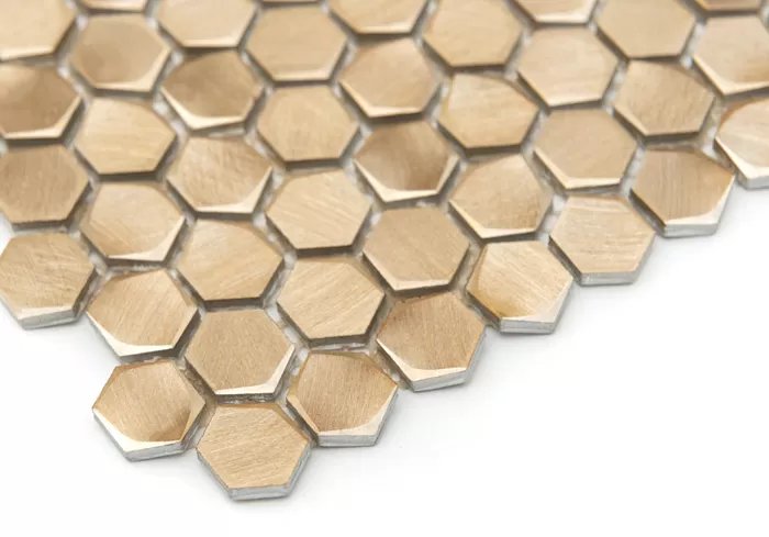 Mozaika Allumi Gold Hexagon 14